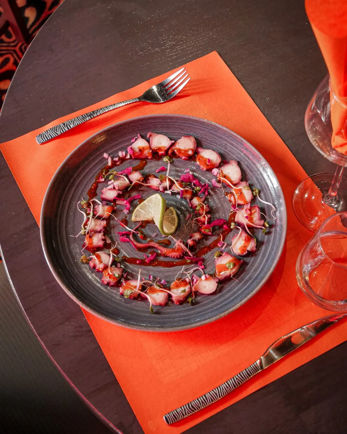 Carpaccio de poulpe — Atypic