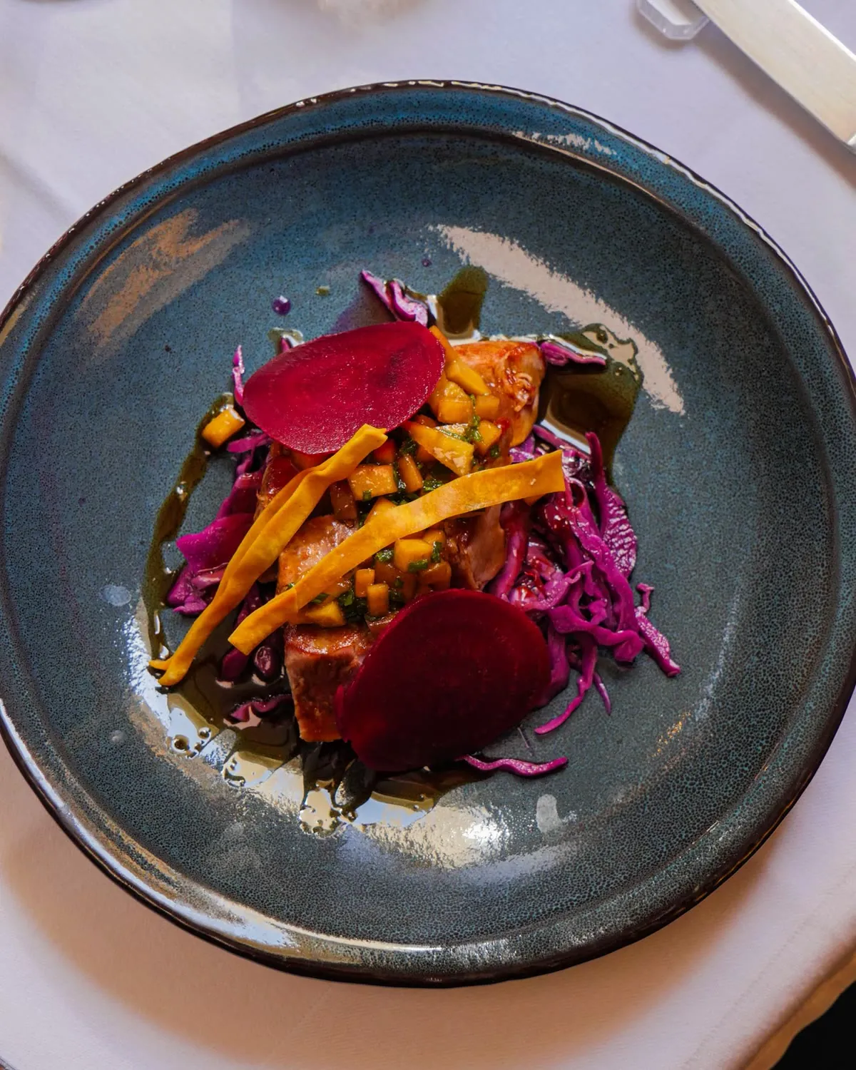 Assiette signature — La Table de Louannec